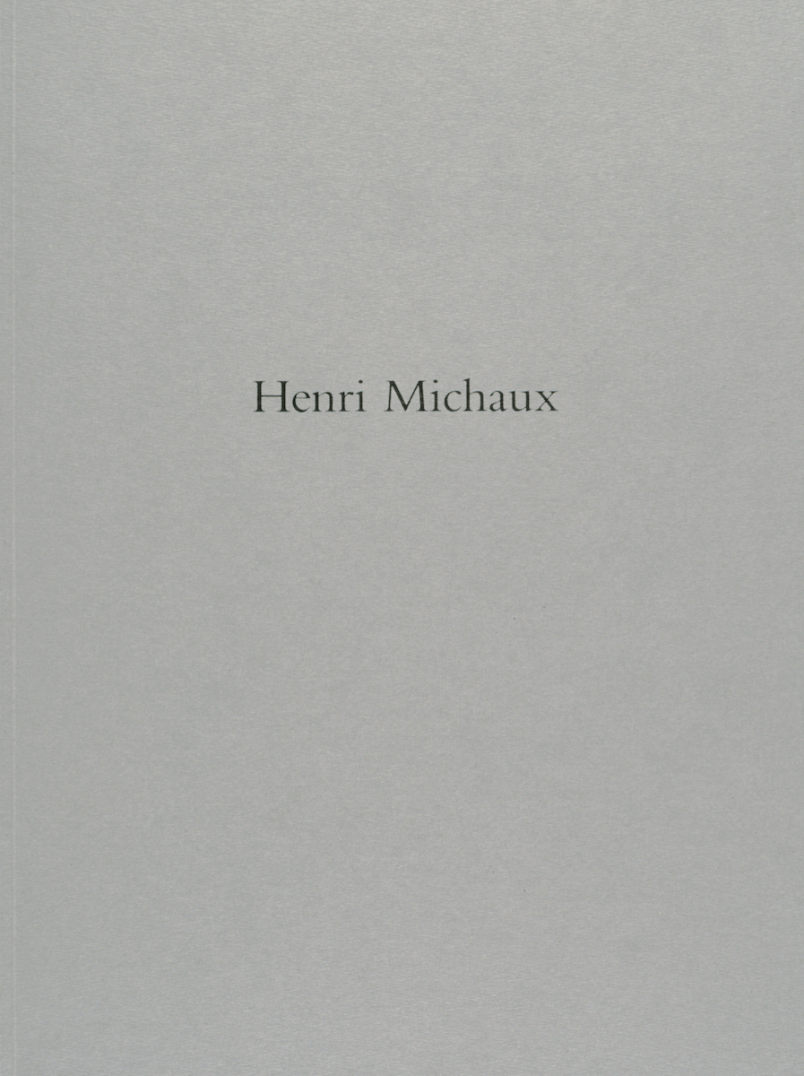 <em>Henri Michaux</em>, 1989
