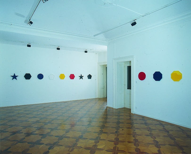 Olivier Mosset, vue de l'exposition, 1994