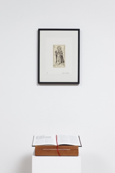 Jeffrey Vallance, Vue de l'exposition The Vallance Bible, Centre d'édition contemporaine, Genève, 2012. Photo: © Sandra Pointet