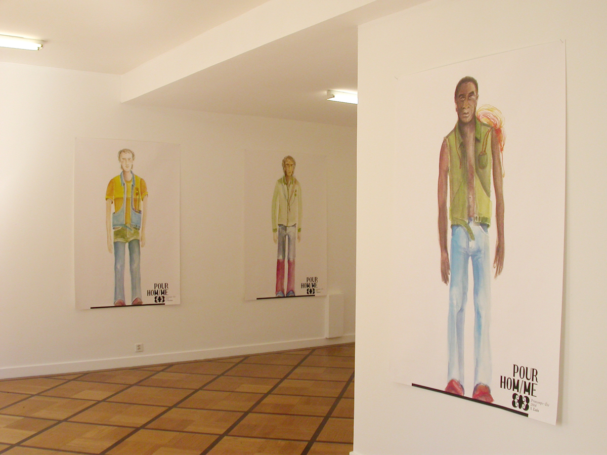 M/M (Paris), view of the exhibition<em>Pour hoM/Me, printemps-été 2004</em>, Centre d'édition contemporaine, Genève, 2004