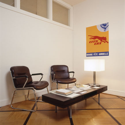 View of the exhibition <em>Affiches/Livres</em>, Centre d'édition contemporaine, Genève, 2001