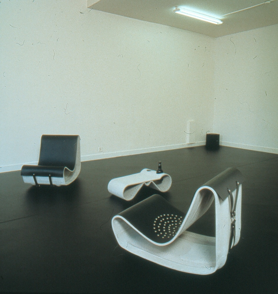 Monica Bonvicini, view of the exhibition <em>Bonded Eternmale</em>, Centre d'édition contemporaine, Genève, 2002