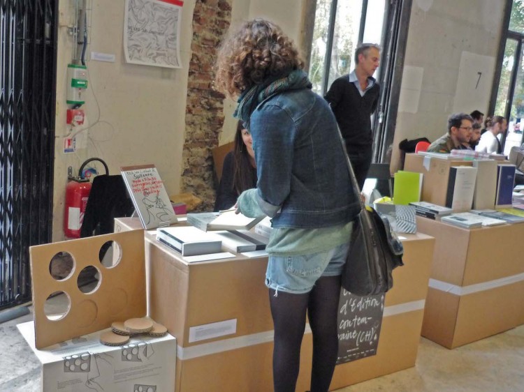 Vue du stand du CEC, Salon Light #9, Paris, 2012