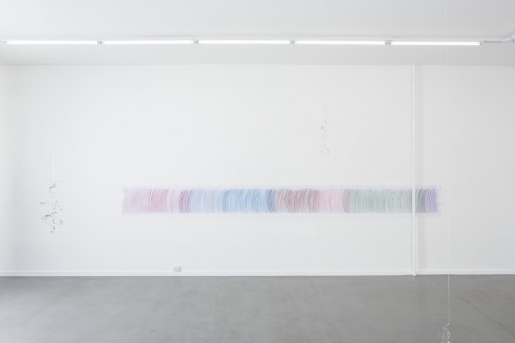 Raphaël Julliard, view of the exhibition CHROMOZONE, CEC, 2014. Image © Sandra Pointet