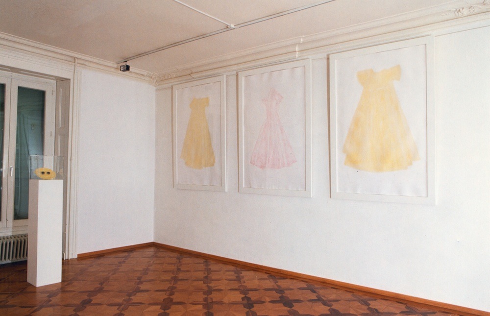 Jean-Michel Othoniel, view of his exhibition at the Centre genevois de gravure contemporaine, 1991.