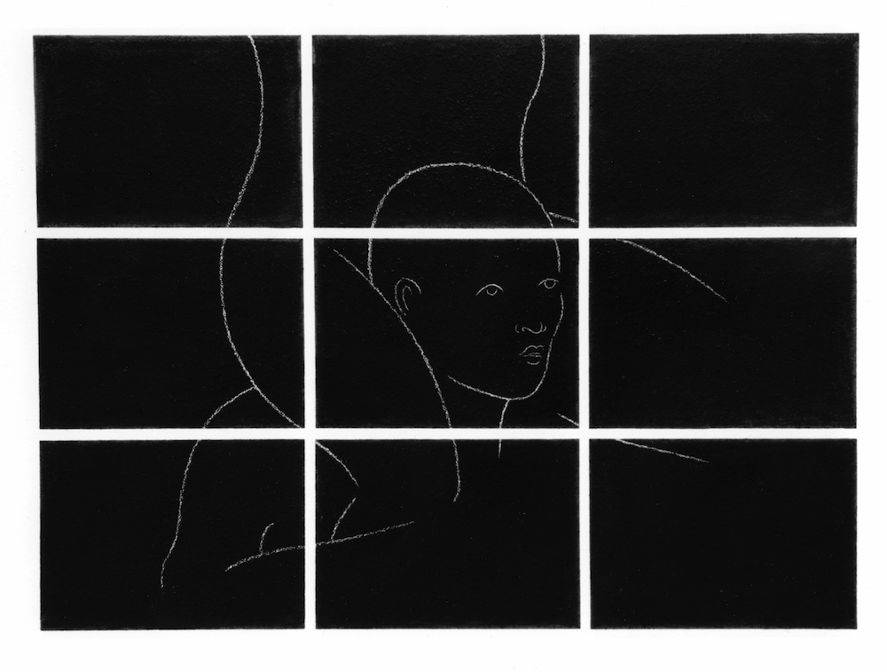Stephan Landry, vue de l'exposition, 1992
