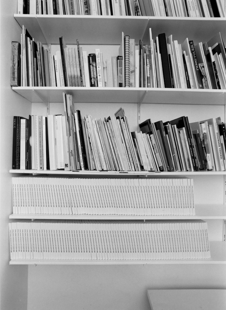 Claude Closky, two sets of 80 books, 1994