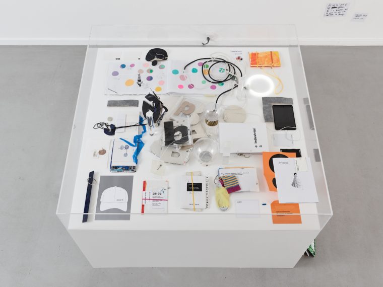 Jean-Michel Wicker, vue de l'exposition BBiblioteca ffanafffantastica, CEC, 2017. © Sandra Pointet