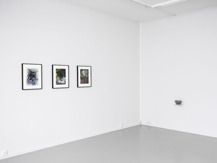 View of the exhibition Entrelacs, Victor Man invites Navid Nuur, 2018, © Sandra Pointet