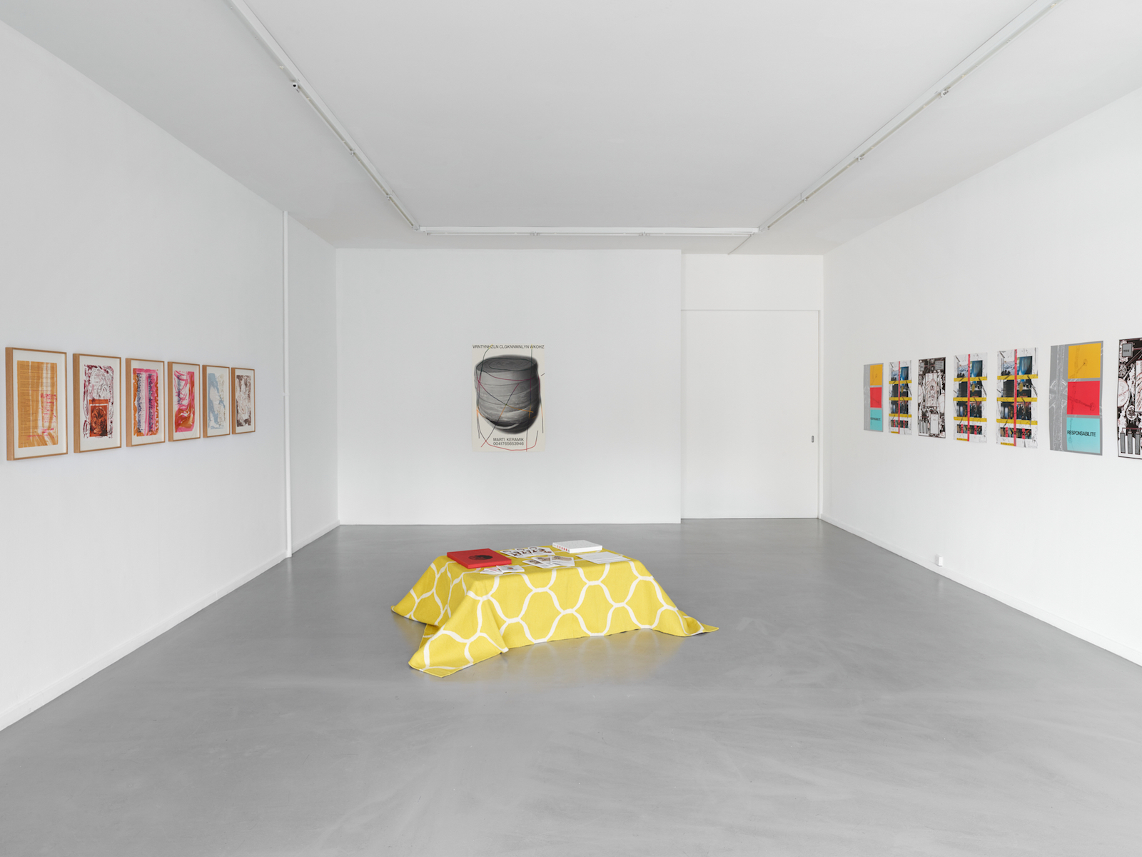 Vue de l'exposition Open accrochage, éditions, CEC, 2019. © Sandra Pointet