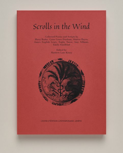 Matthew Lutz-Kinoy, Scrolls in the Wind…, edition of the CEC, 2018. © Sandra Pointet