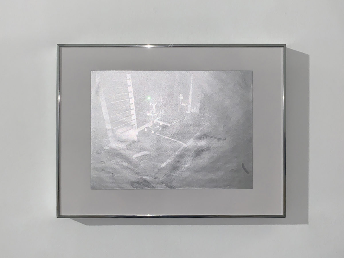 Marie Angeletti, Untitled, impression sur argent, 30 x 42 cm, édition unique, 2021. Exposition Marie Angeletti, Ram, CEC, 2021.