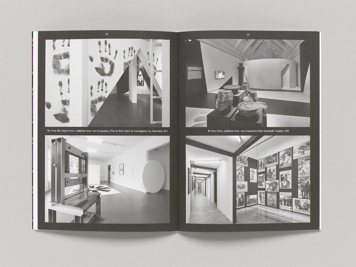 Cristina Ricupero, Curating Monsters, Before publication 12, éd. du CEC, Genève, 2025 © Sandra Pointet