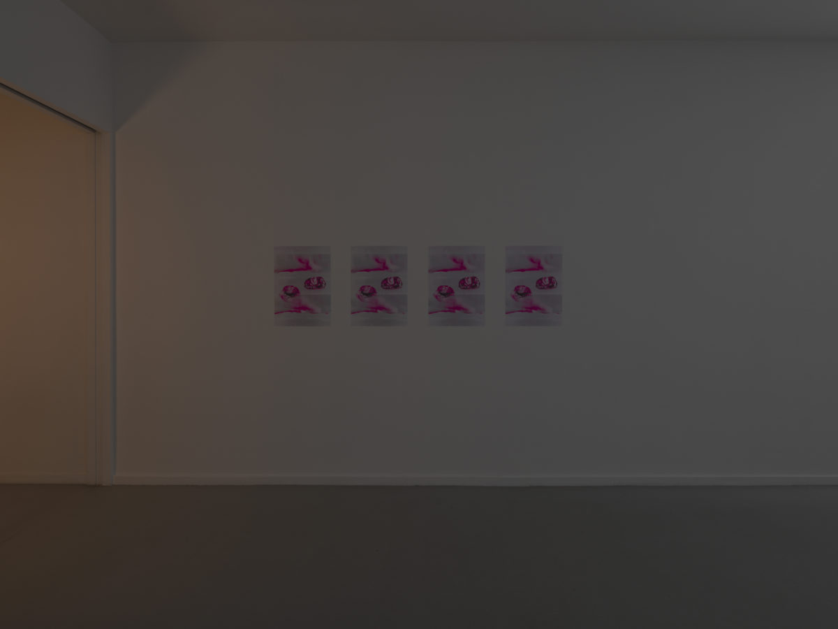 Vue de l’installation vidéo de Denis Savary, CEC, 2025